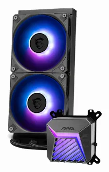 Sistema De Enfriamiento Liquido Msi Mag Coreliquid A15 240, 2x12 Cm, 2050 Rpm, Negro